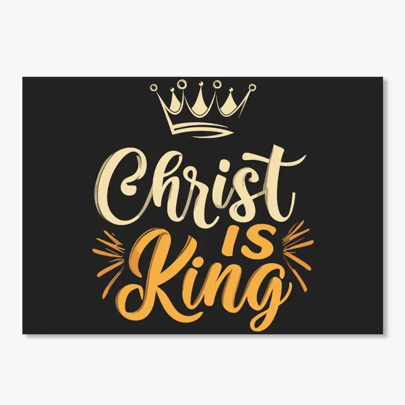 Jesus Christ Tee: Christ is King! 🙌